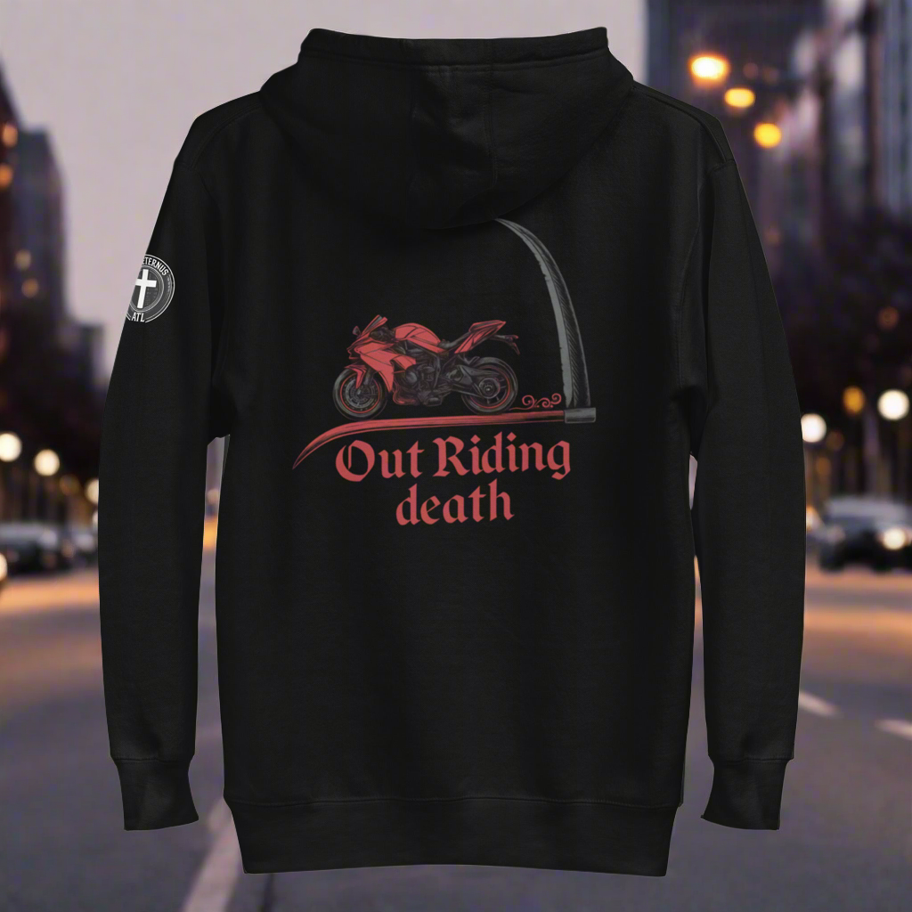 'Outriding Death' -Lux Aeternus Hoodie